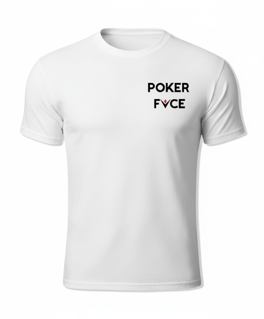 Mens Poker Fvce WHT Classic T Collection