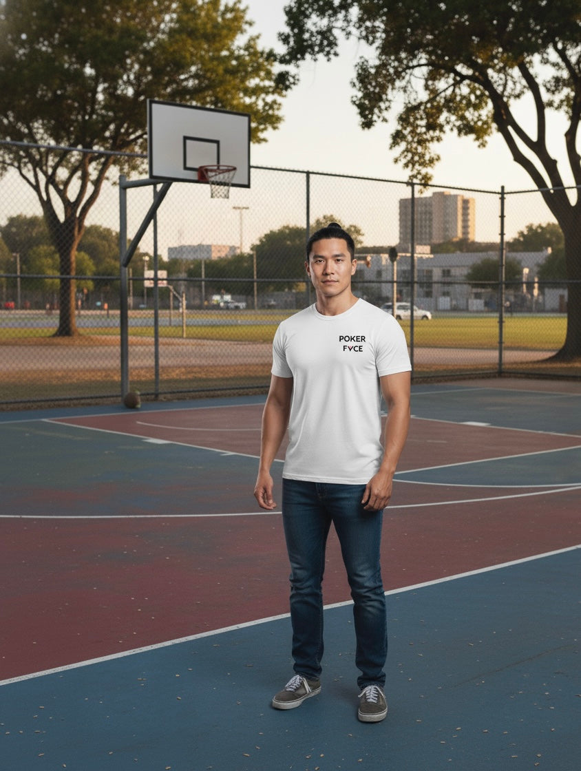 Mens Poker Fvce WHT Classic T Collection