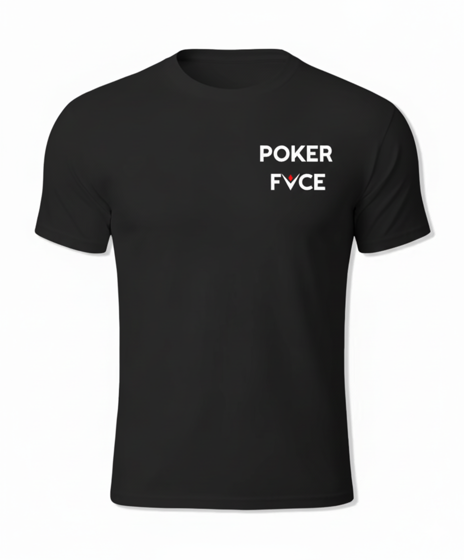 Mens Poker Fvce BLK Classic T Collection