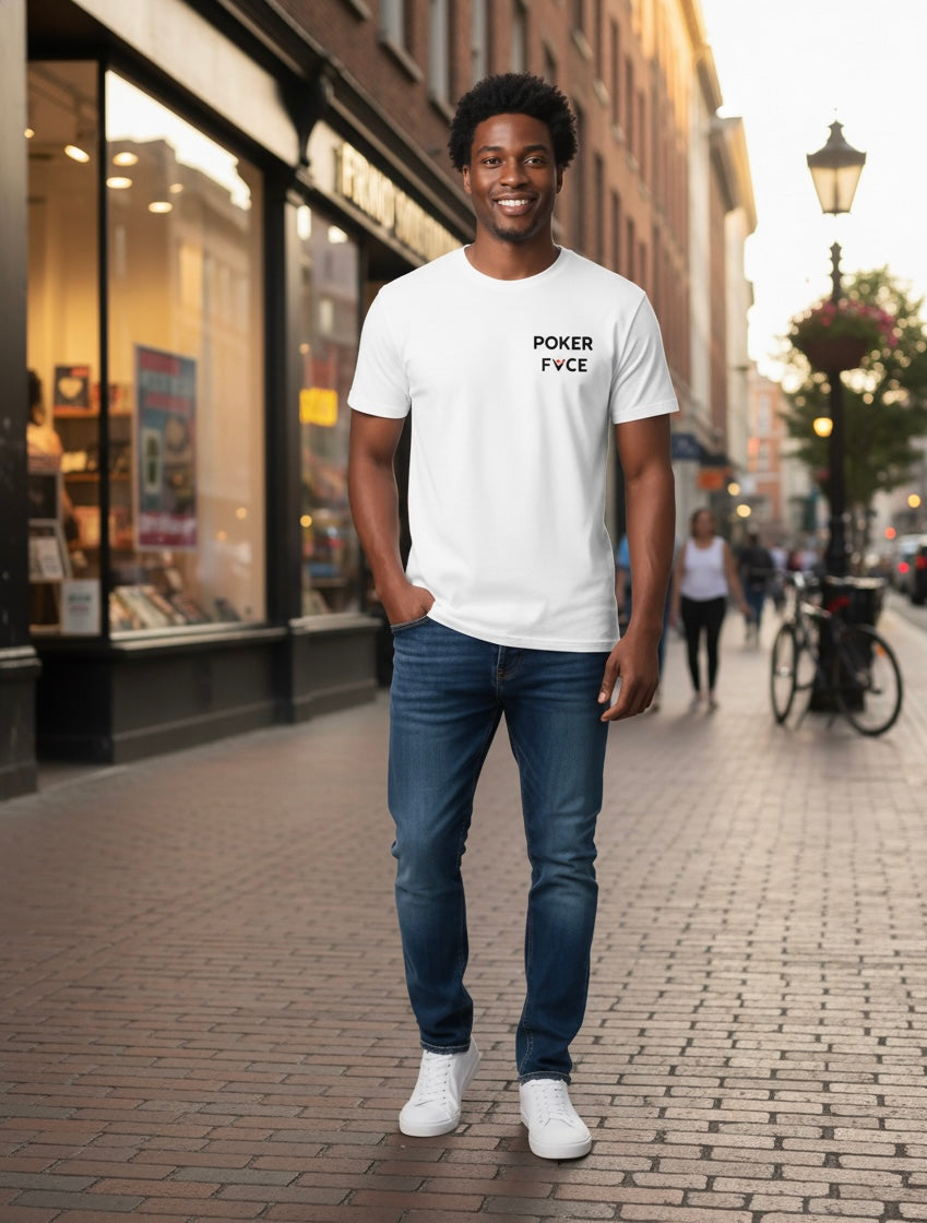 Mens Poker Fvce WHT Classic T Collection