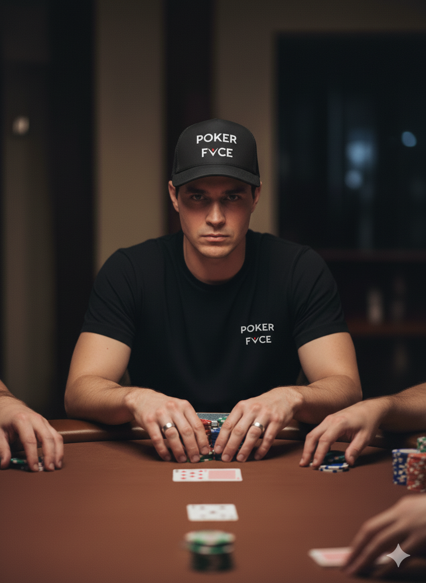 Poker Fvce SnapbackTrucker Hat