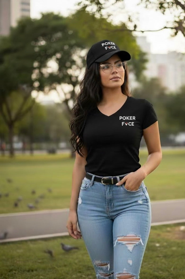 Poker Fvce SnapbackTrucker Hat